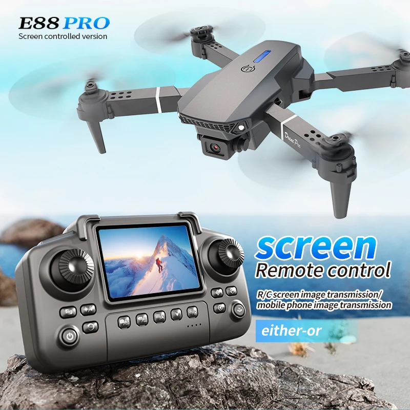 Professional E88 PRO Drone wit - Drone Camera 4K ulasan dan harga