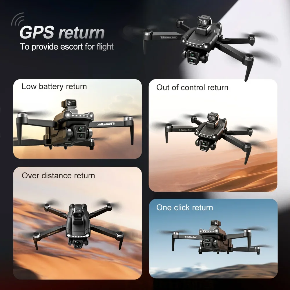 Original V198GPS 4K Drone Prof - Drone Camera 4K ulasan dan harga