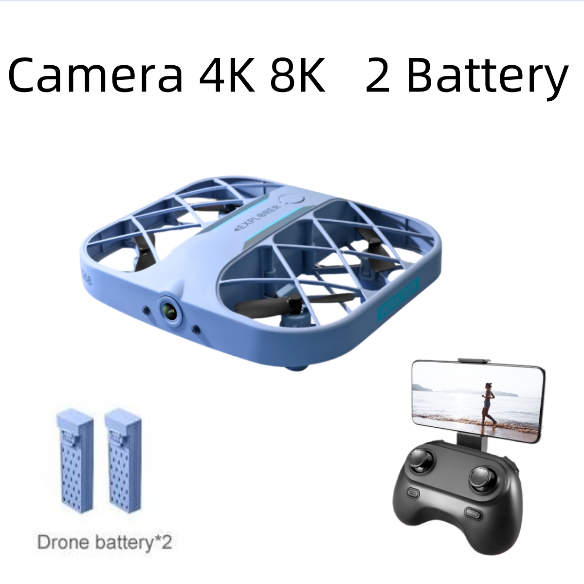 JJRC H107 FPV RC Drone with 2  - Drone Camera 4K ulasan dan harga